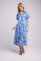 Long Short Sleeve Dress - Navy