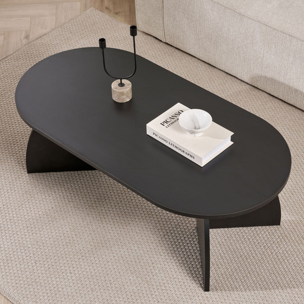 Melina - Tavolino da Salotto - Legno Nero