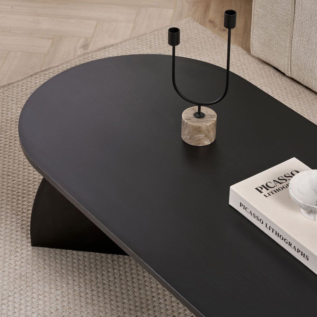 Melina - Tavolino da Salotto - Legno Nero
