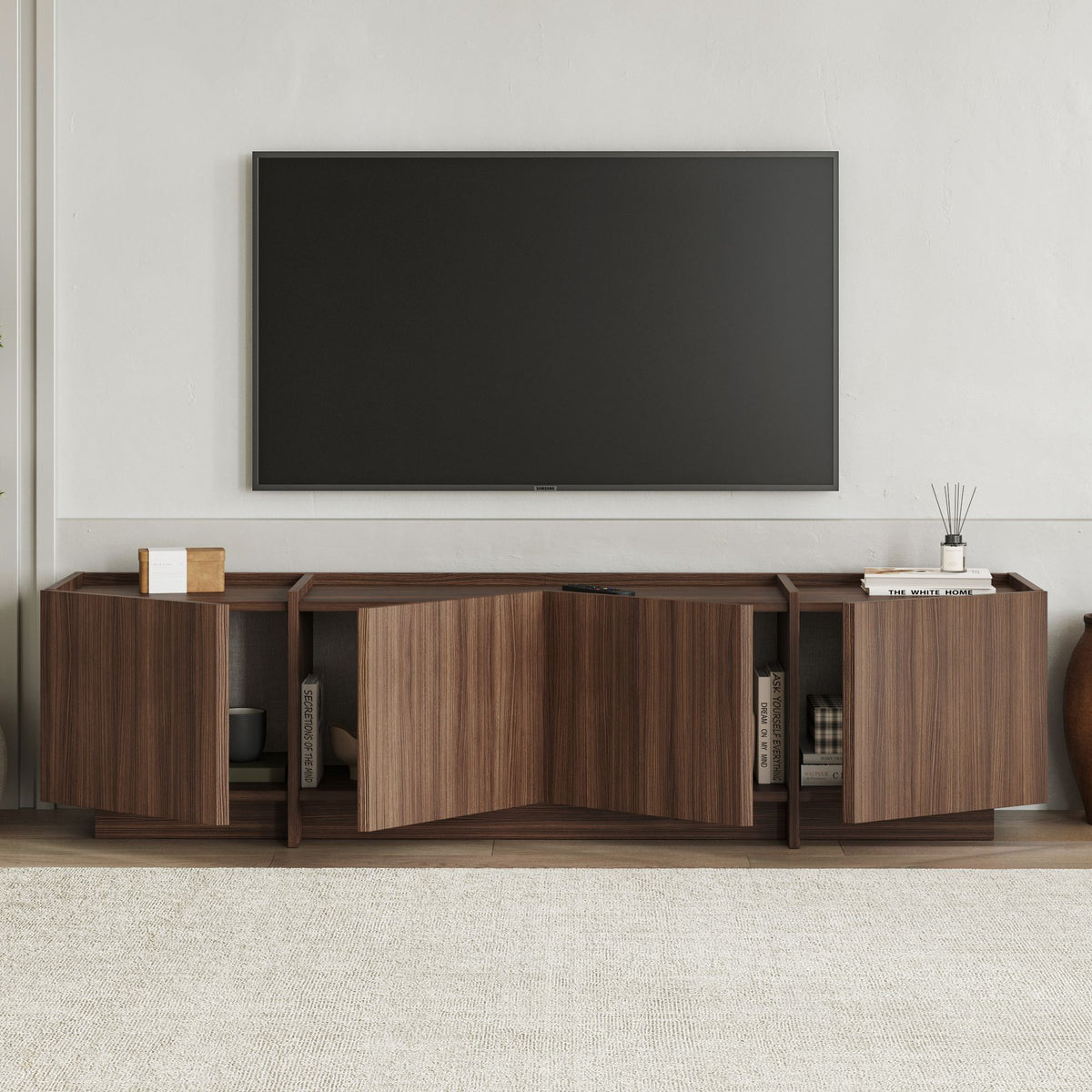Lowen - TV Stand - Milano Walnut