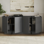 Dorma - Console Table - Anthracite/Black