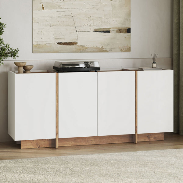 Dorma - Console Table - White/Atlantic Pine
