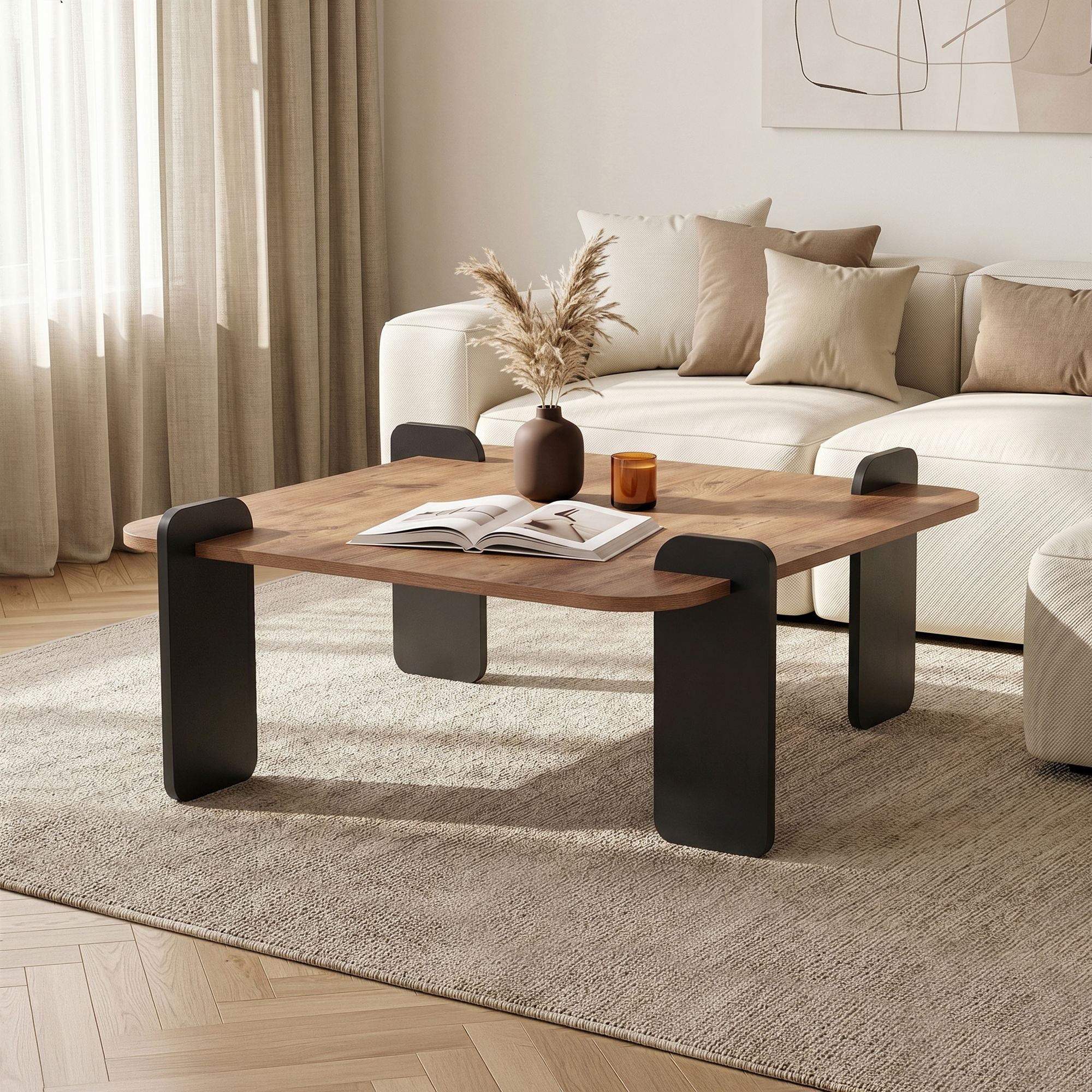 Tables Basses Marais - Pin Atlantique / Anthracite