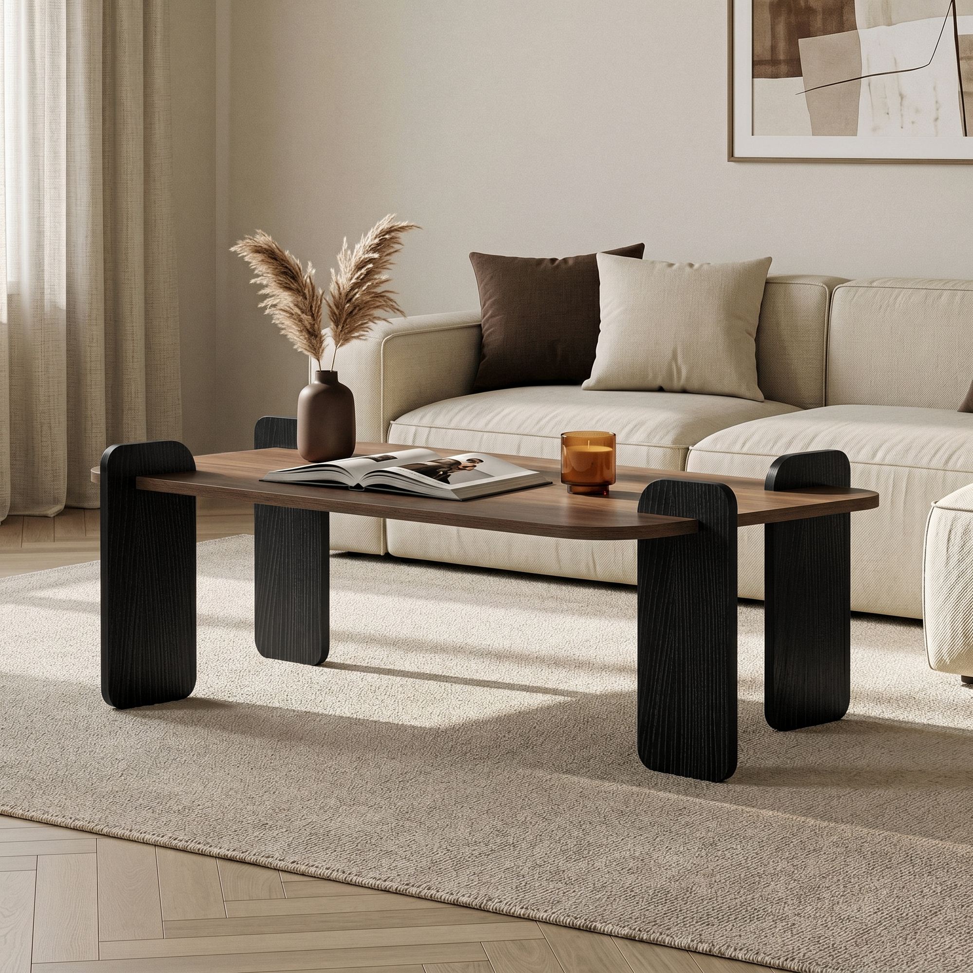 Tables Basses Renard - Noyer / Bois Noir
