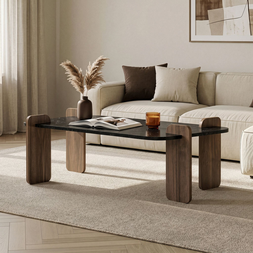 Tables Basses Renard - Lotus / Noyer