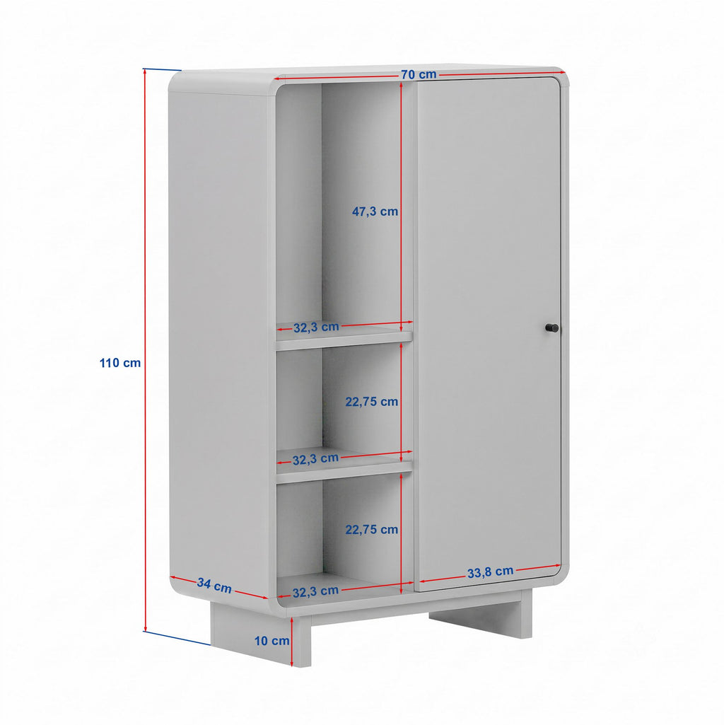 Meubles Polyvalents Torina - Noyer Milano