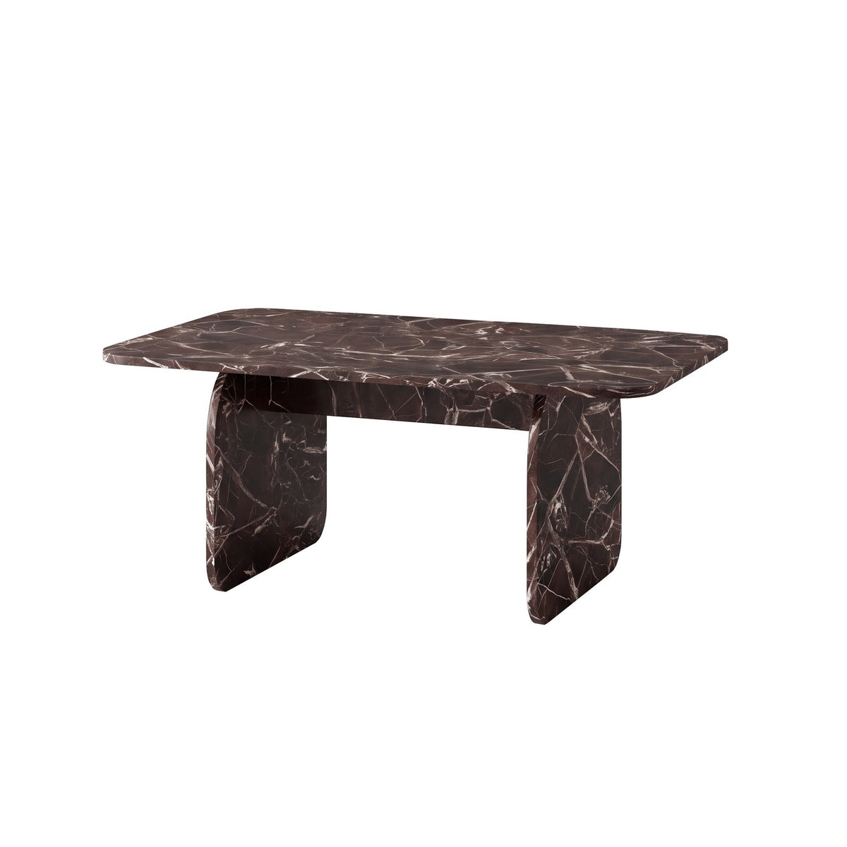 Pietra - Coffee Table - Rosso Marmo