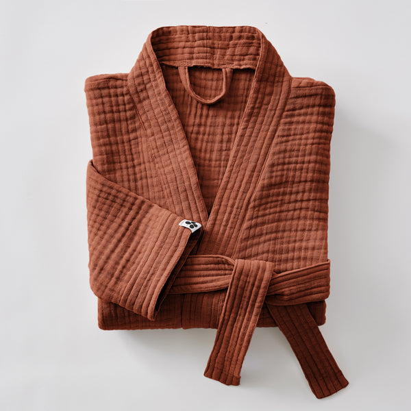 Gaïa - Peignoir - Terracotta