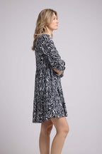 Robe Courte Manches Longues - Noir