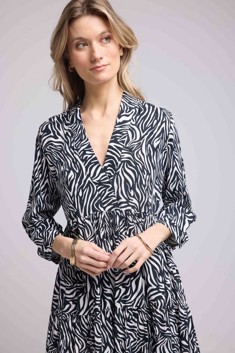 Robe Courte Manches Longues - Noir