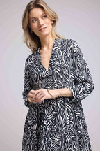 Robe Courte Manches Longues - Noir