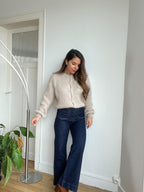 Vaqueros Gasparette De Denim Crudo