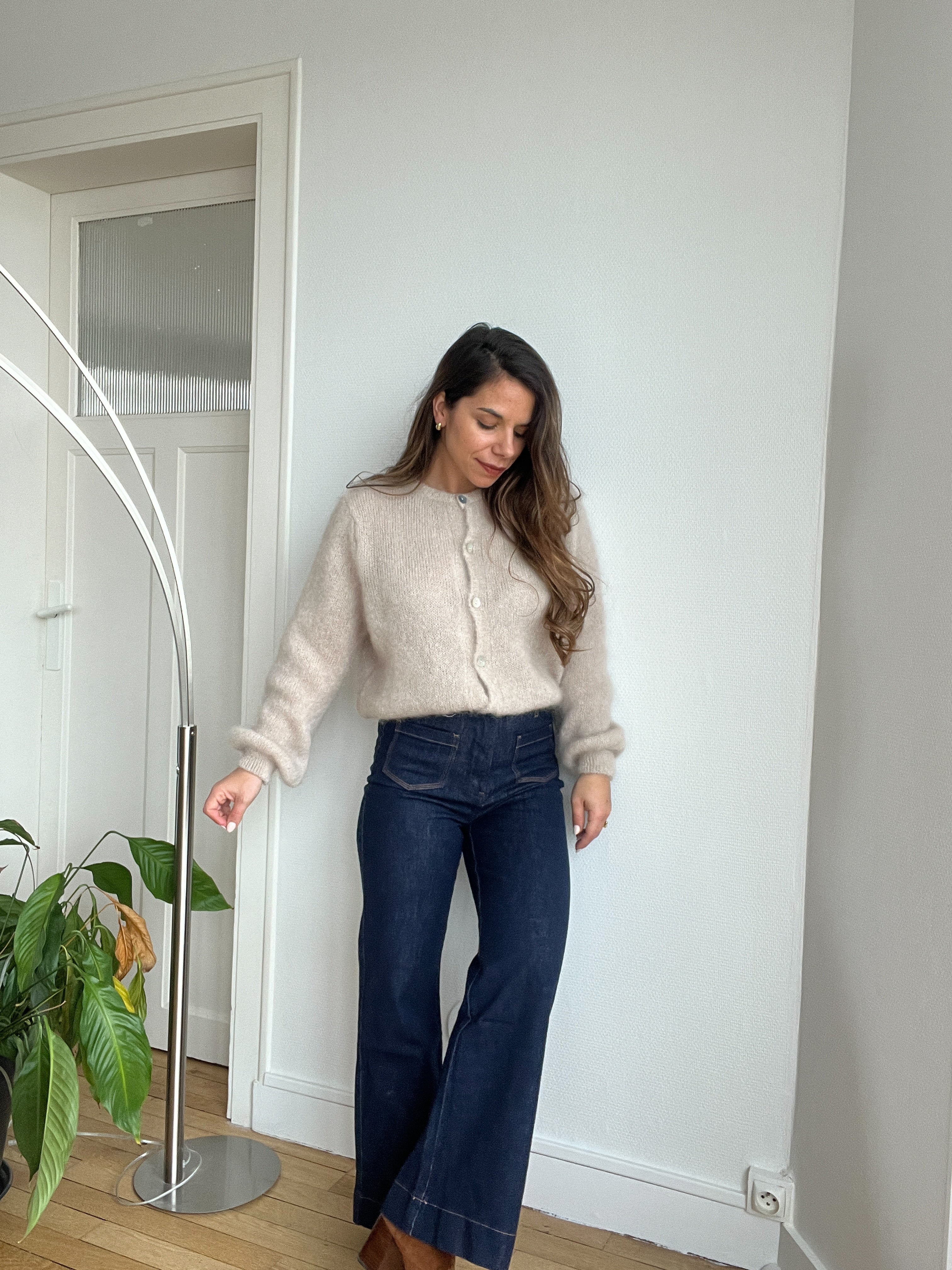 Vaqueros Gasparette De Denim Crudo