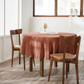 Gaïa - Nappe Ronde - Terracotta