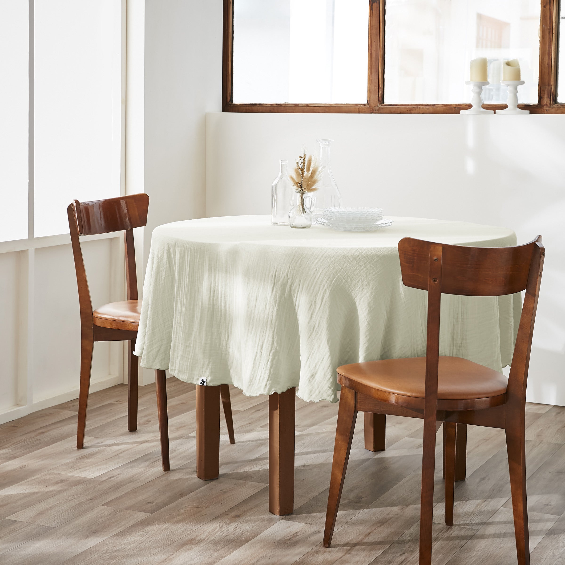 Gaïa - Nappe Ronde - Vert D'Eau