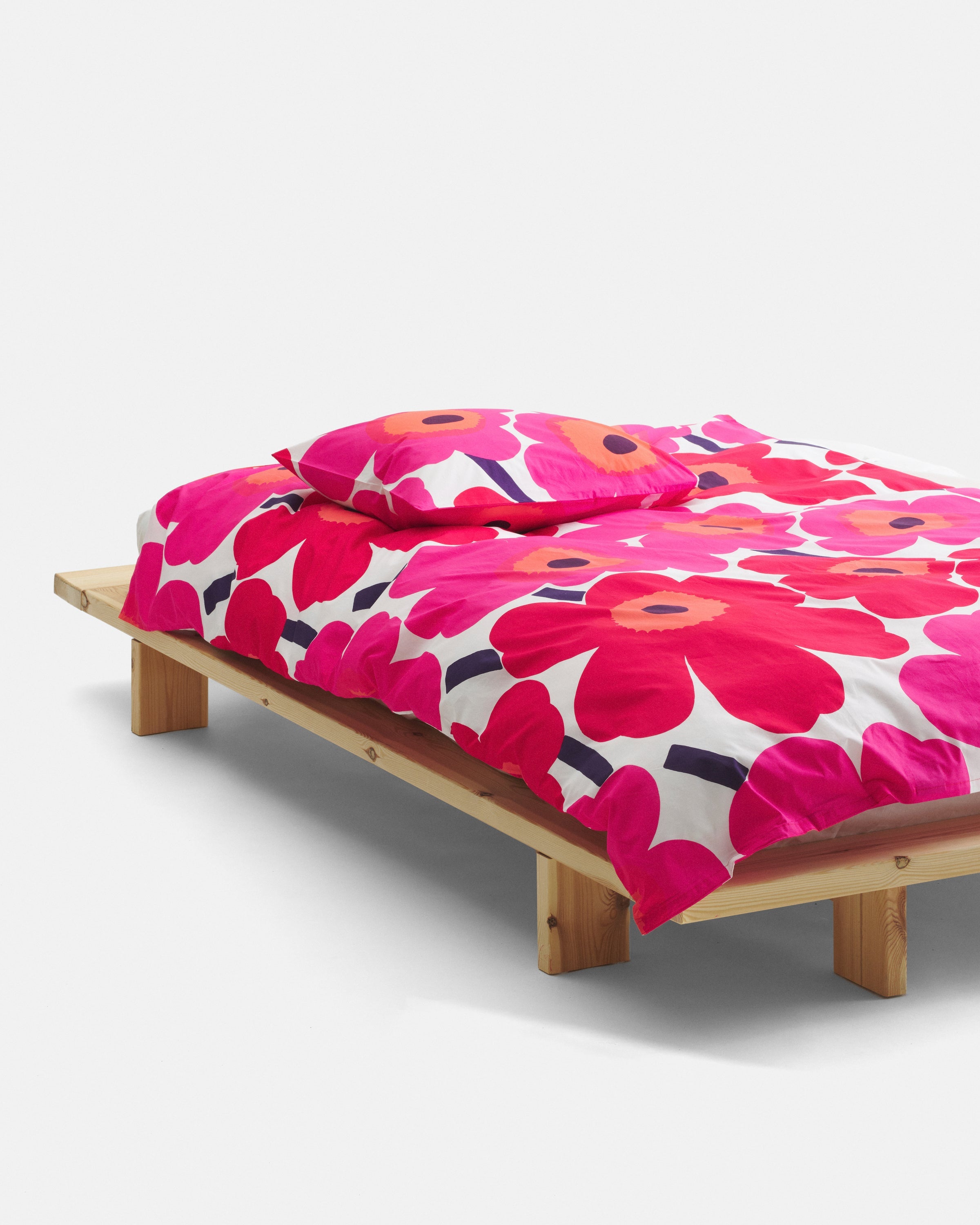 Housse De Couette Unikko - Blanc & Rouge