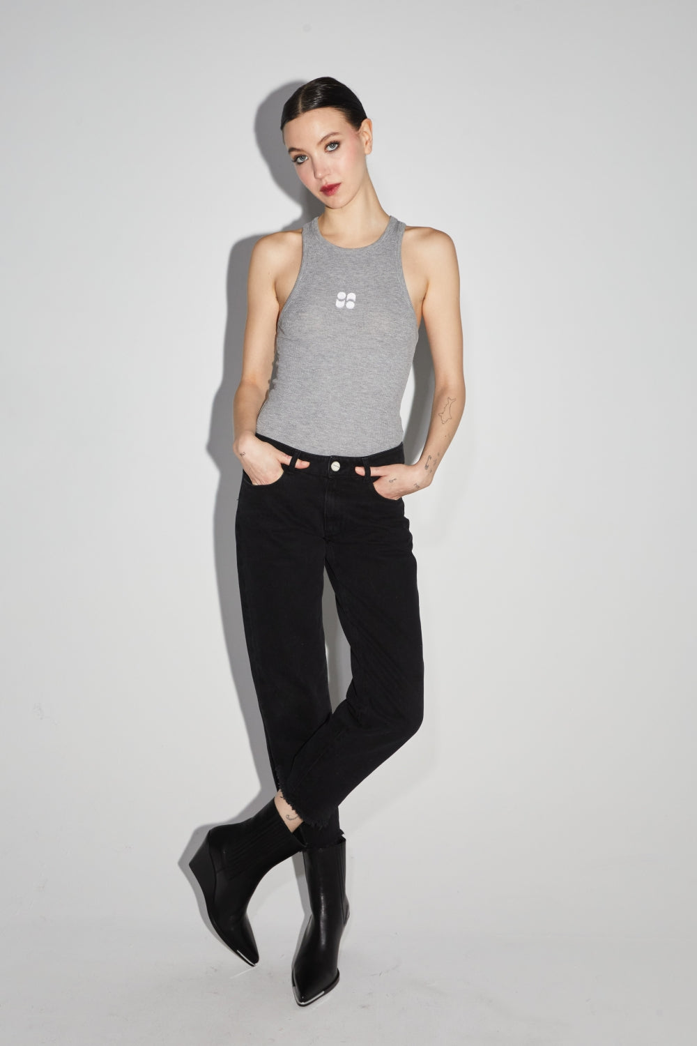 Theo Gray Top