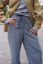 Pantalon Nestor Vichy Bleu