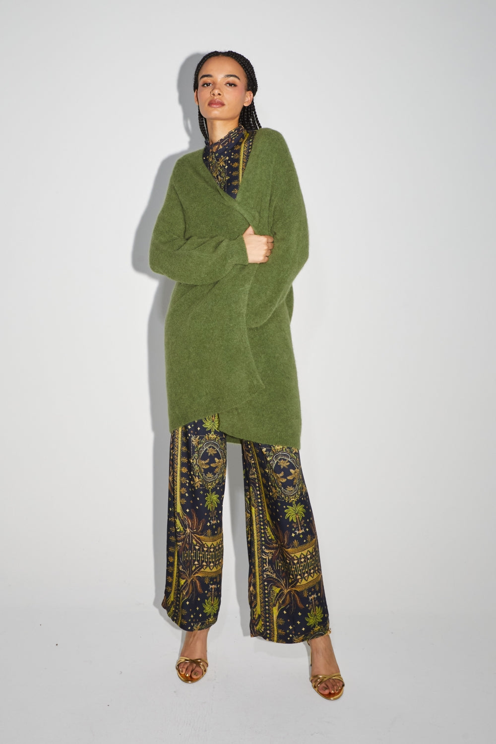 The Harmony Khaki Cardigan