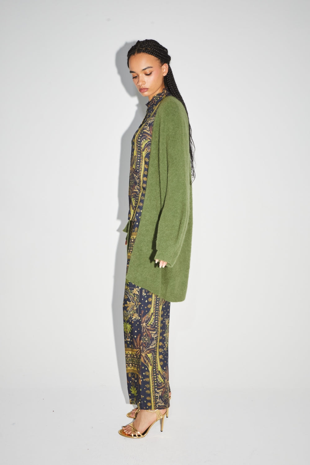 The Harmony Khaki Cardigan