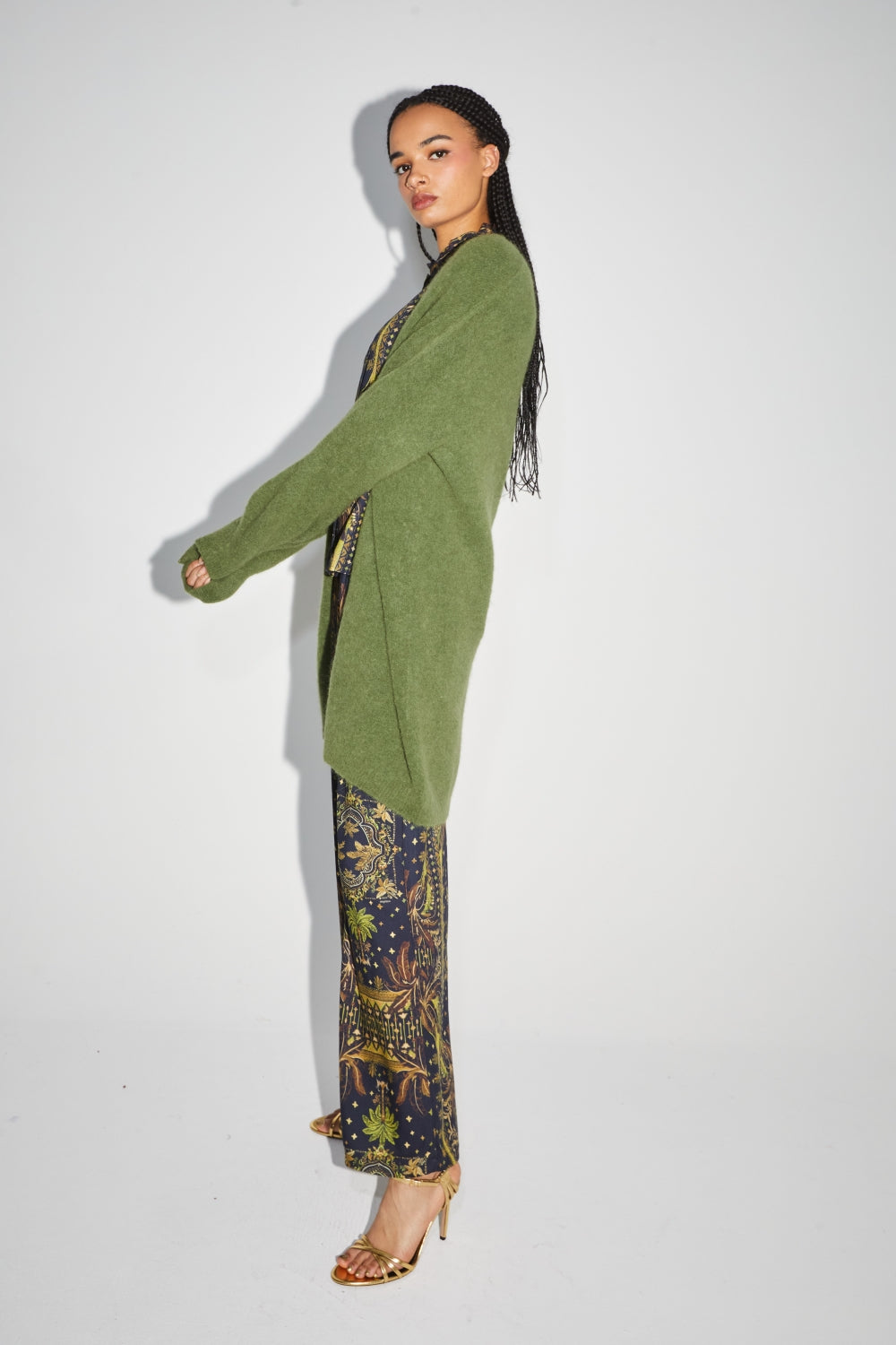 The Harmony Khaki Cardigan