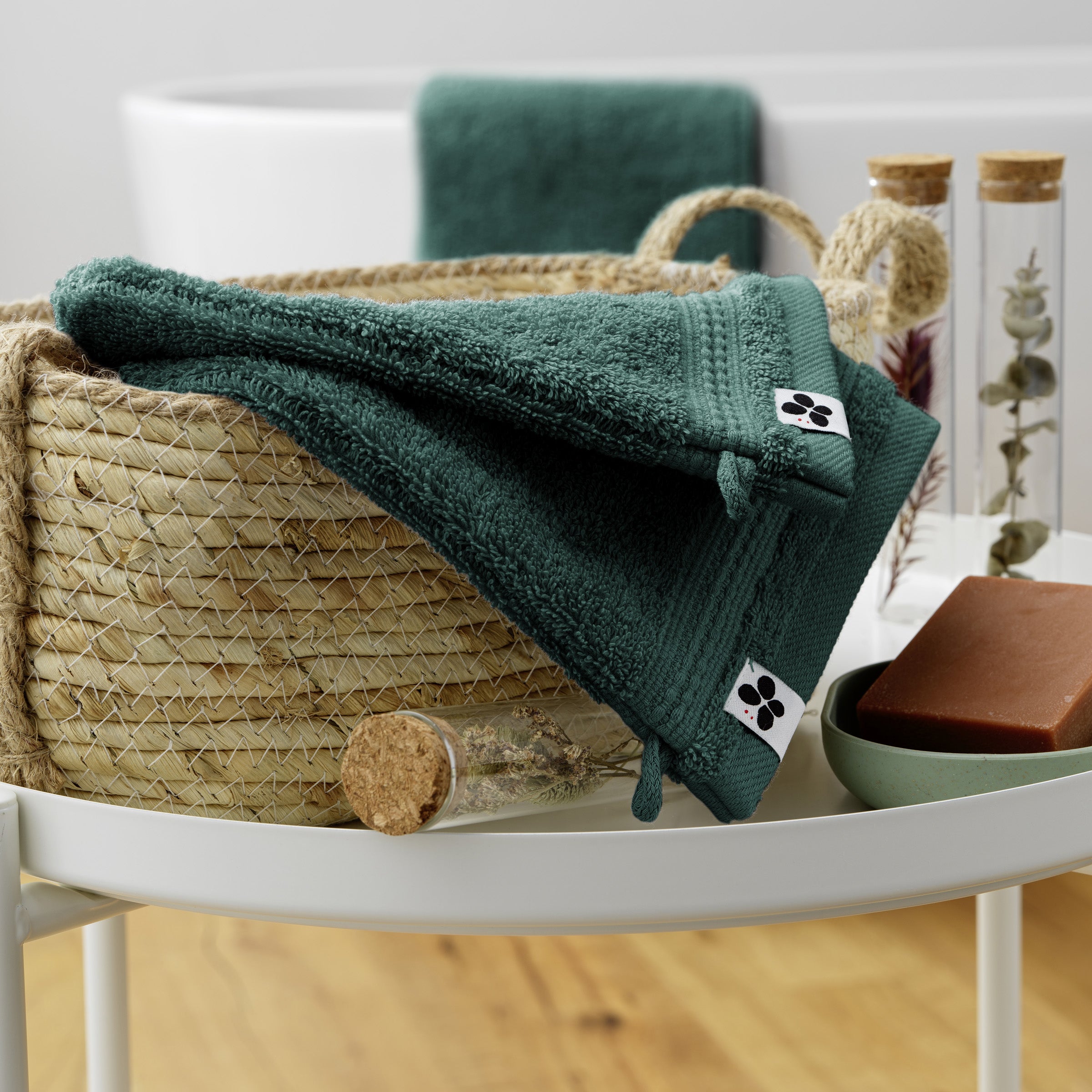Garance - Drap De Douche - Emeraude