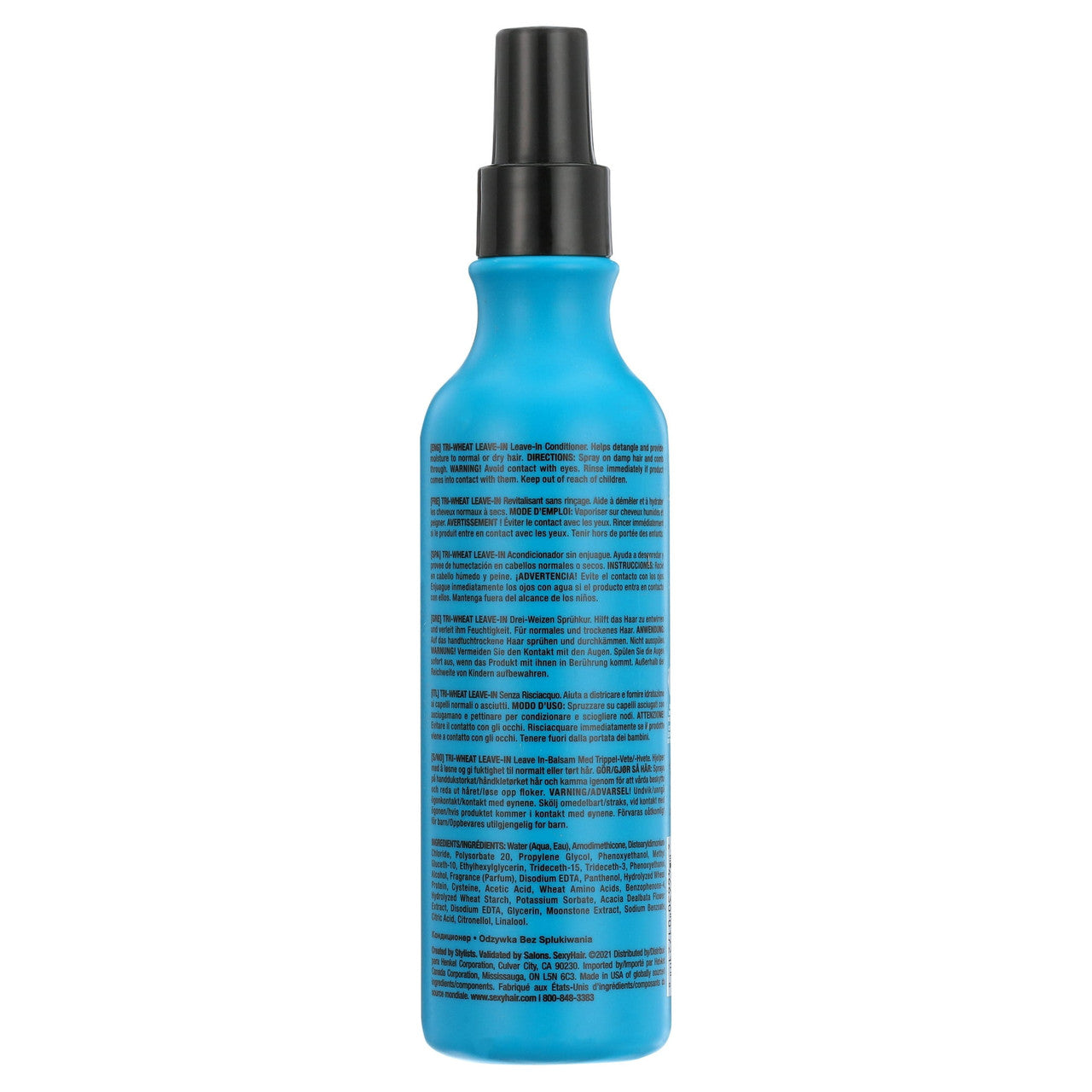 SexyHair Healthy Tri Wheat Leave In Conditioner, Moisture, Smoothness and Shine, 8.5 Oz