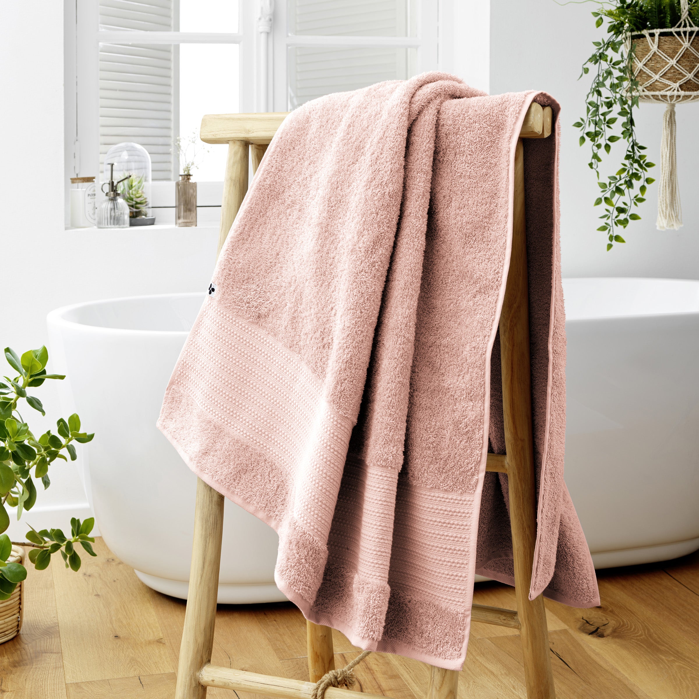 Garance - Drap De Bain - Rose Poudré