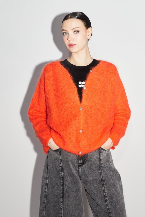 Le Cardigan Angelo Orange
