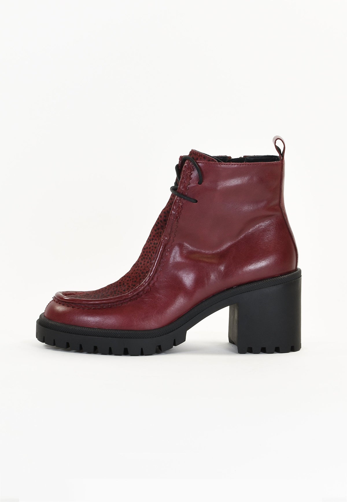 Calceo Ankle Boots - Burgundy