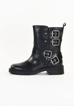 Bottines Eagle - Noir Lisse