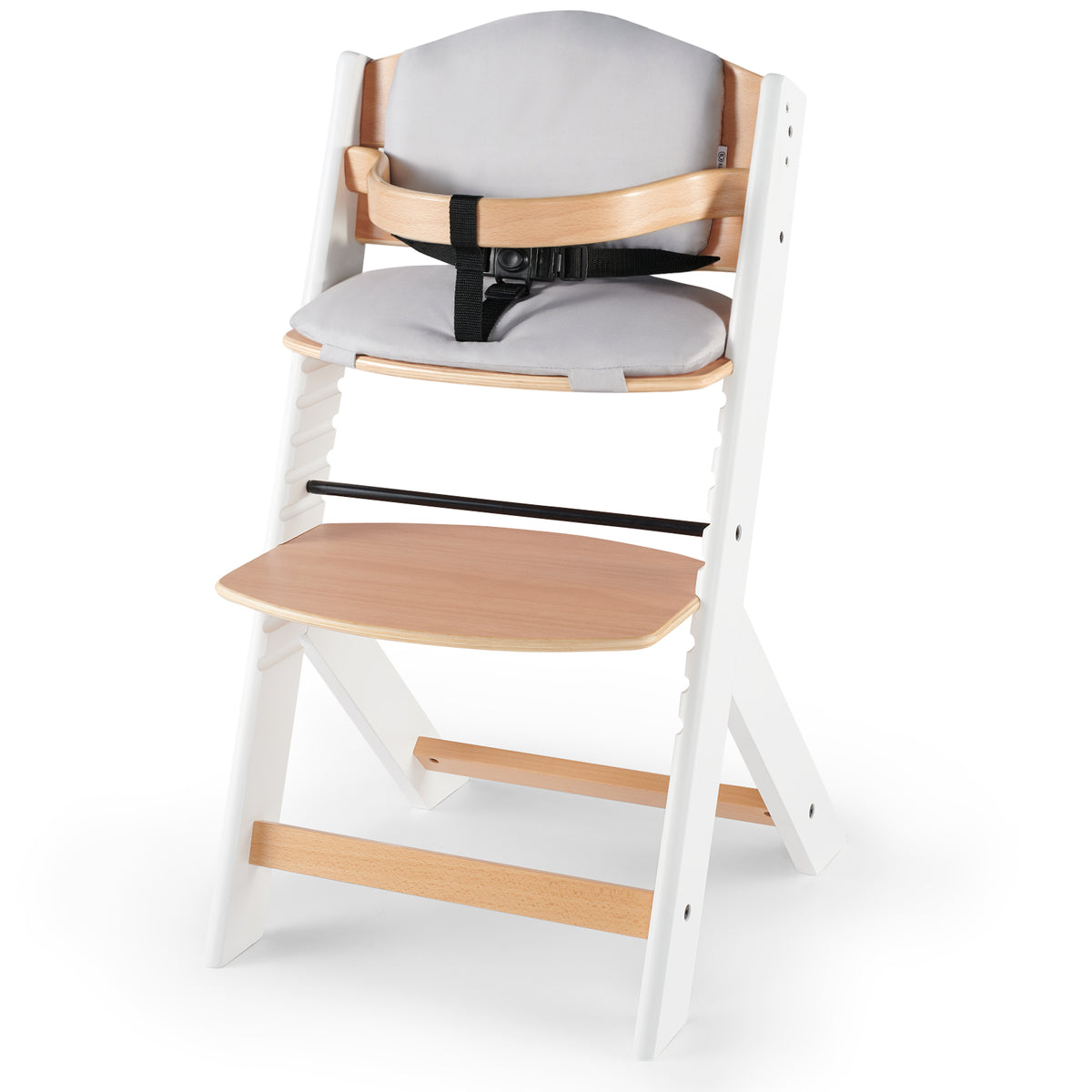 Chaise Haute Avec Coussin Enock Bois Blanc