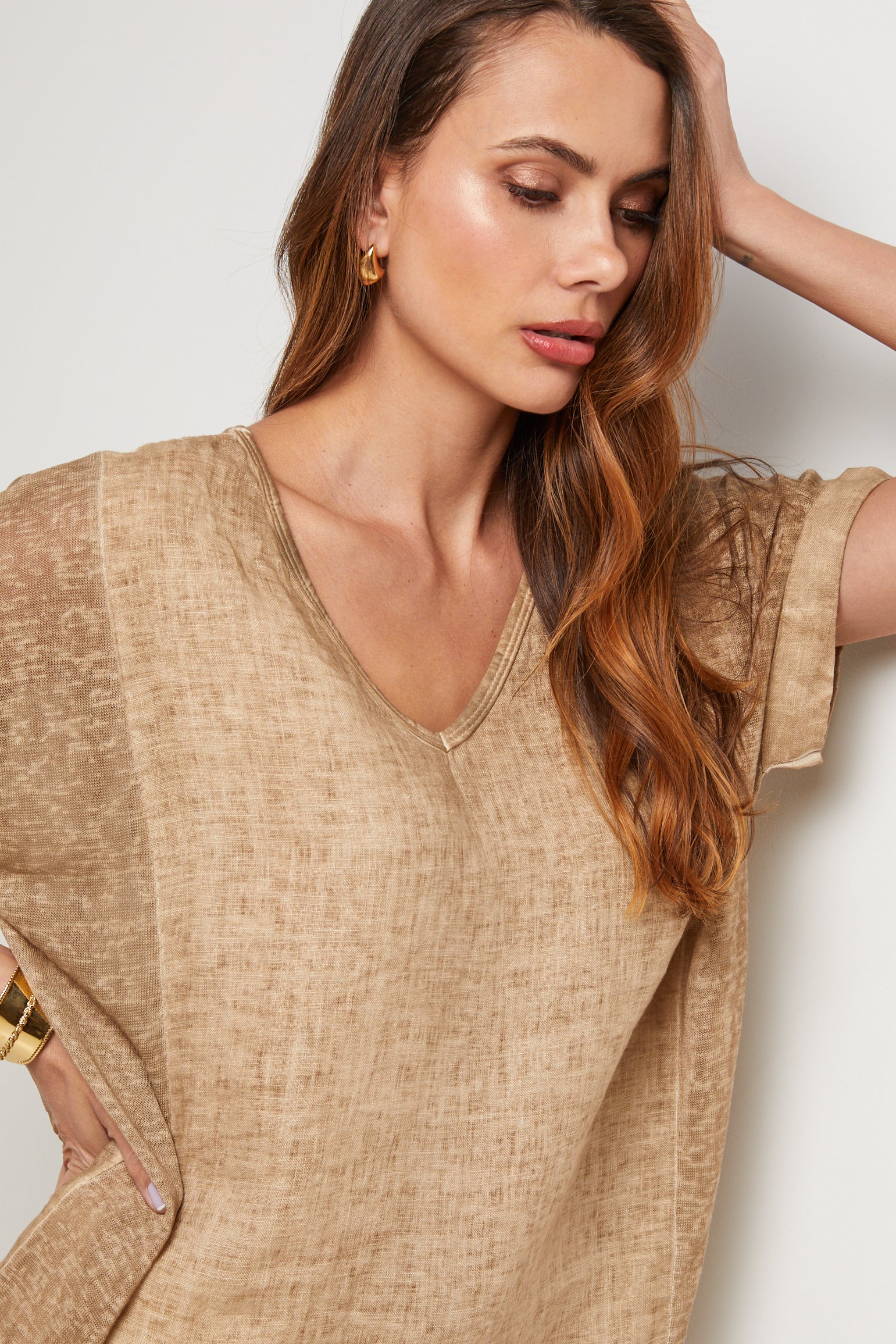 Top - Camel - Femme