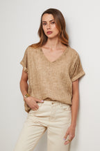 Top - Camel - Femme