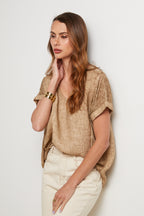 Top - Camel - Femme