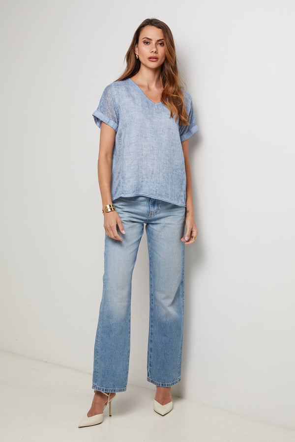 Top - Indigo - Femme