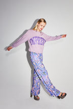 The Aurora Magic Paisley Lavender Pants