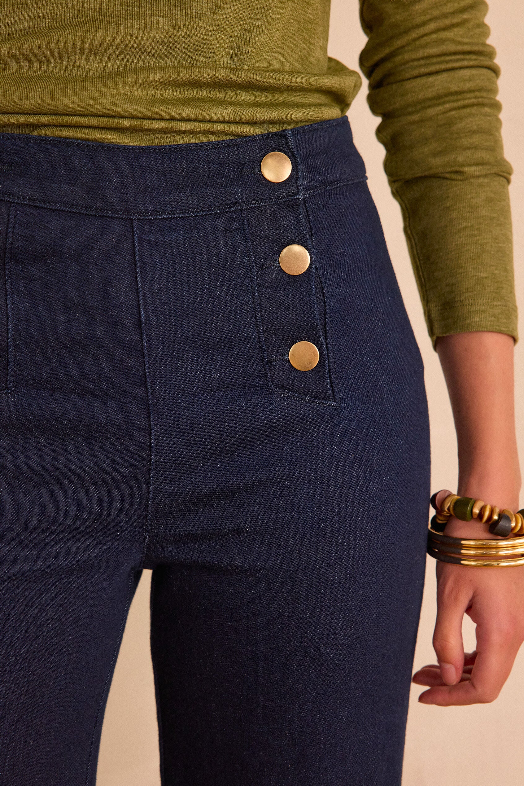 Pantalón Oxan Denim - Celadón