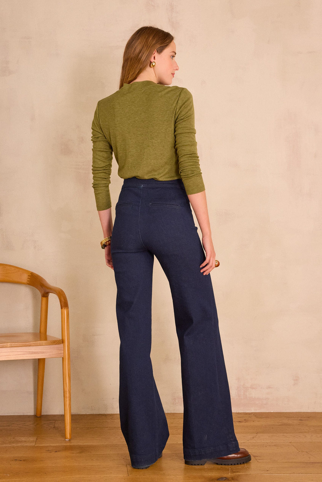 Pantalón Oxan Denim - Celadón