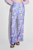 The Aurora Magic Paisley Lavender Pants