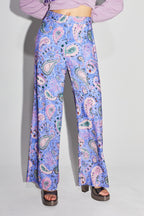 The Aurora Magic Paisley Lavender Pants