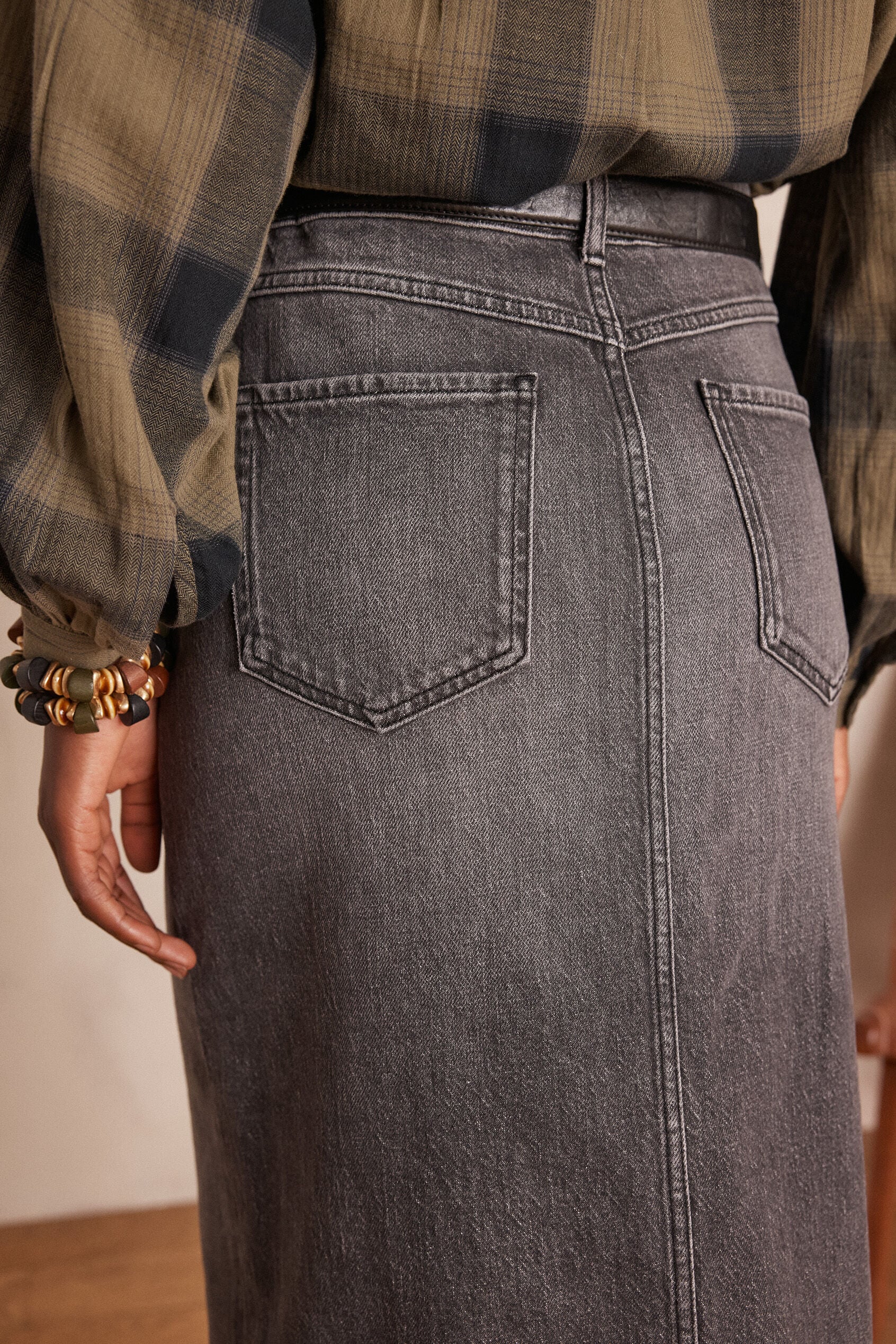 Flou Birdy Denim - Jaspeado Claro