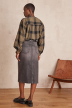Flou Birdy Denim - Jaspeado Claro