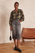 Flou Birdy Denim - Jaspeado Claro
