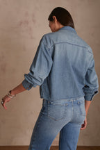 Blusa Clara Denim - Lavado Claro