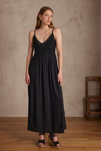 Flou Maëline Crochet - Negro
