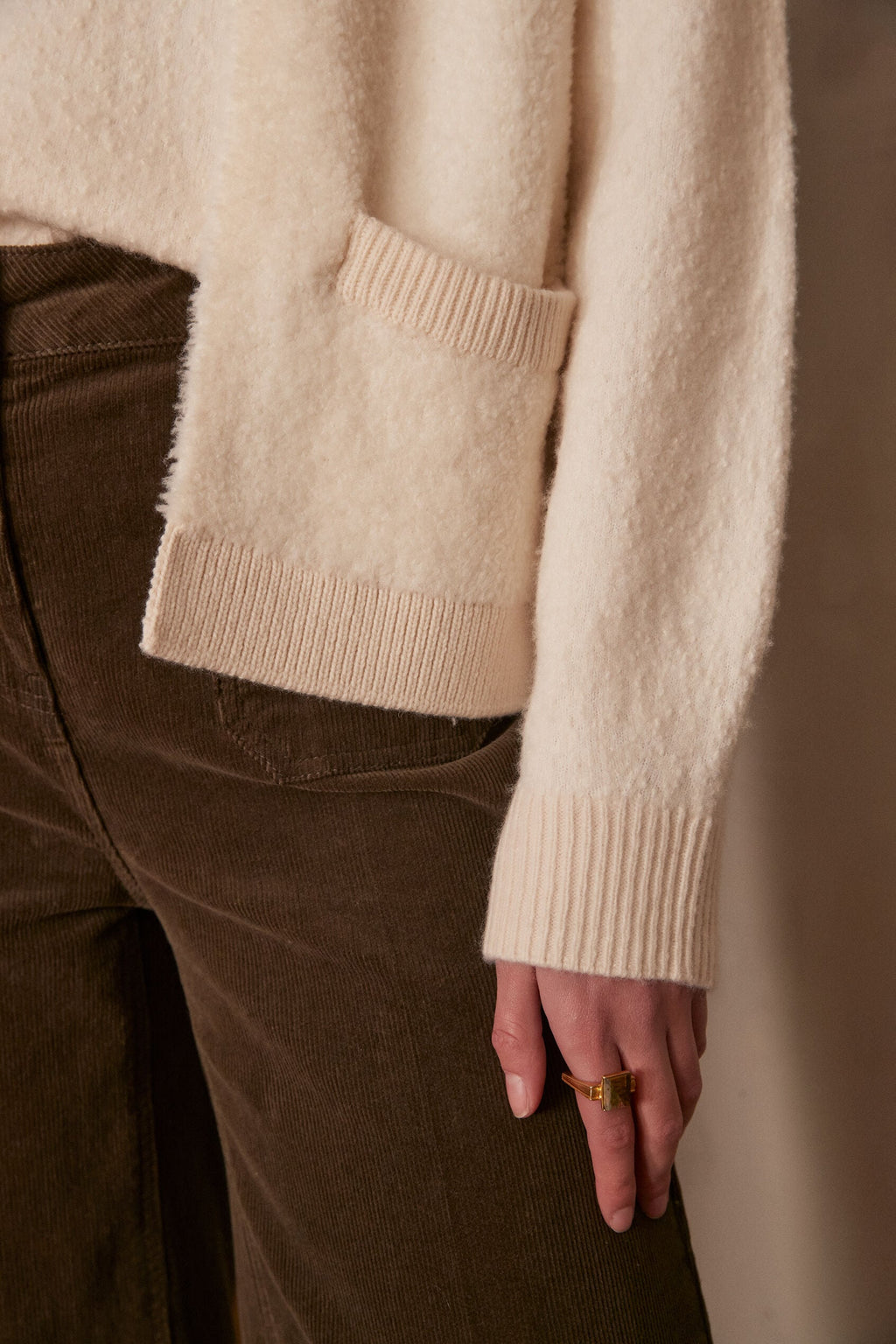 Chaqueta Clarence - Crema