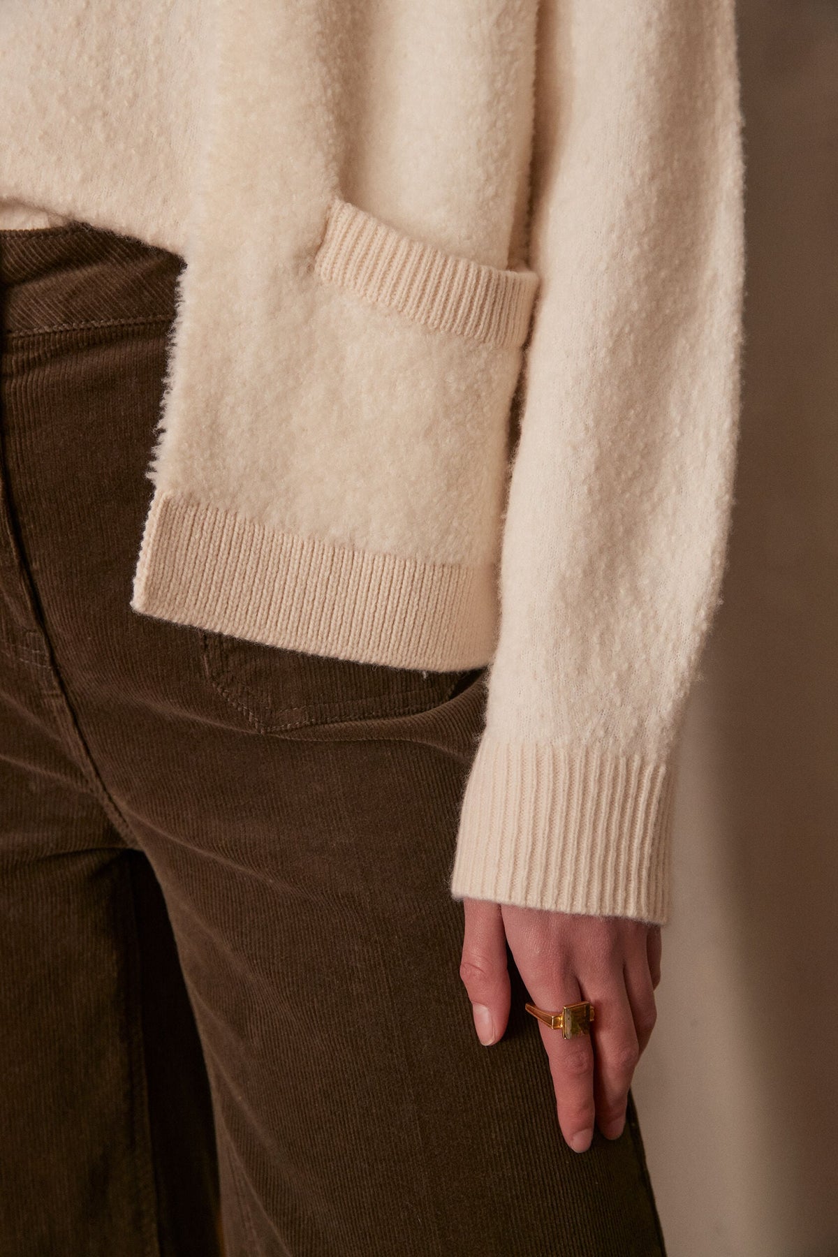 Chaqueta Clarence - Crema