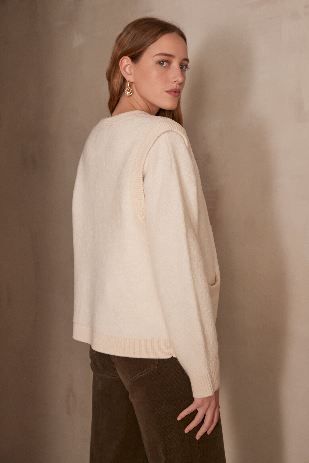 Chaqueta Clarence - Crema