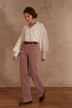 Pantalón Luna Pana - Rosa Oscuro